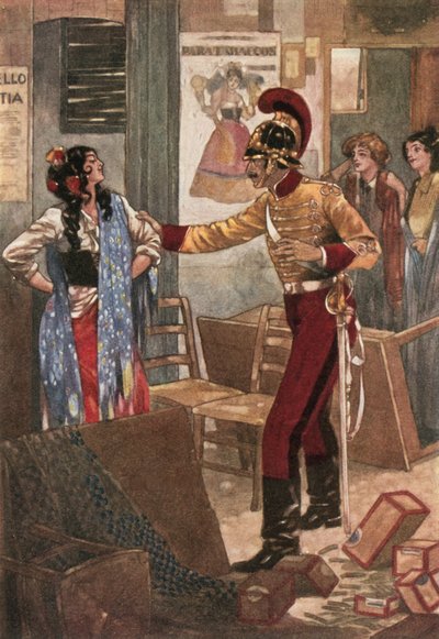 The arrest of Carmen by René Bull